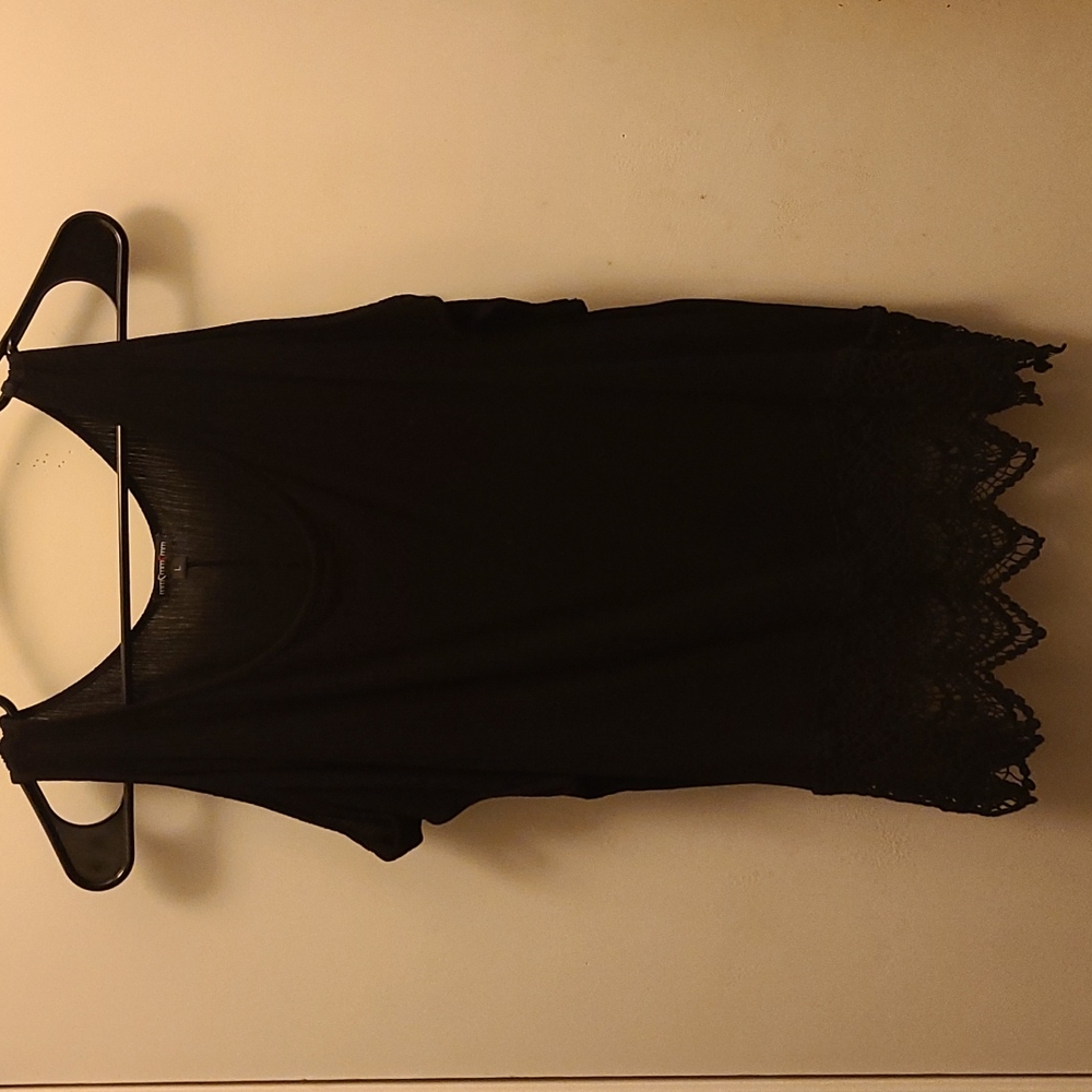 Large black women's shirt